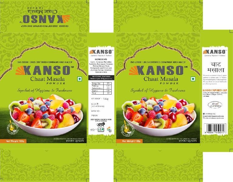 Kanso Spices - Chat Masala