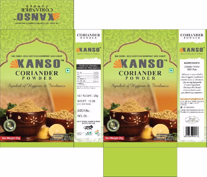 Kanso Spices -  Coriander Powder